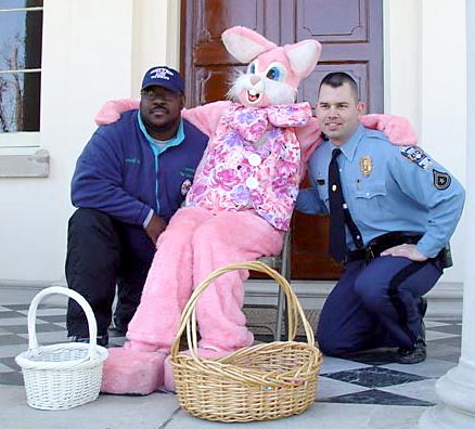 The Easter Bunny and Riverdale Park Friends